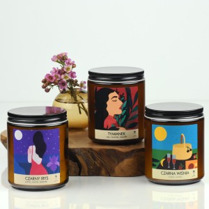 Zestaw trzech świec sojowych 220 g