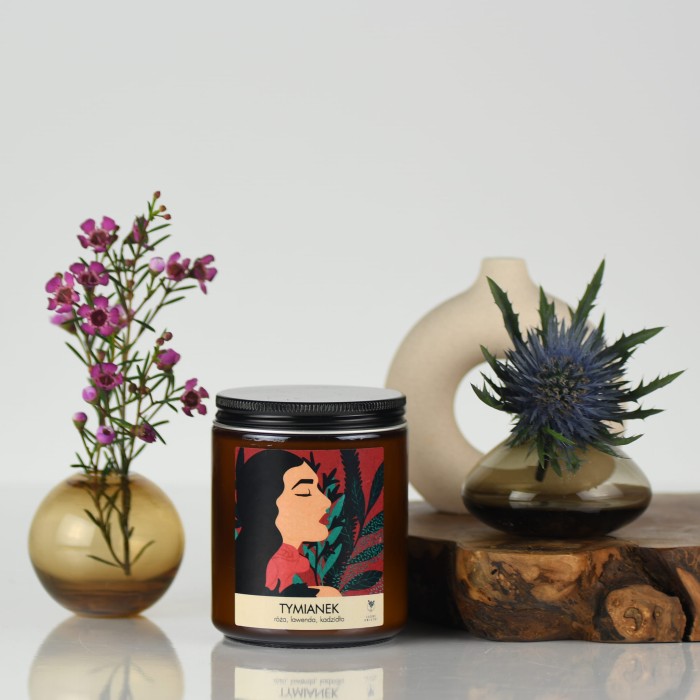 Świeca sojowa TYMIANEK 220g