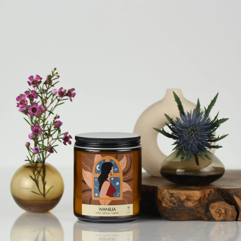 Świeca sojowa WANILIA 220g