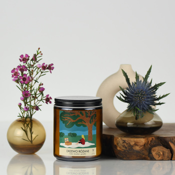 Świeca sojowa DRZEWO RÓŻANE 220g