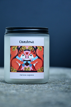 ORZECHOWA świeca sojowa 220g