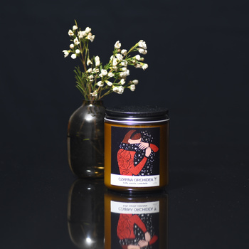 Świeca sojowa CZARNA ORCHIDEA 220g