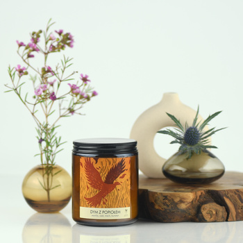 DYM Z POPIOŁEM świeca sojowa 220g